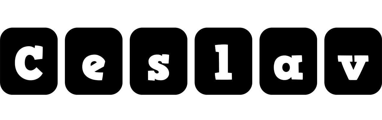 Ceslav box logo