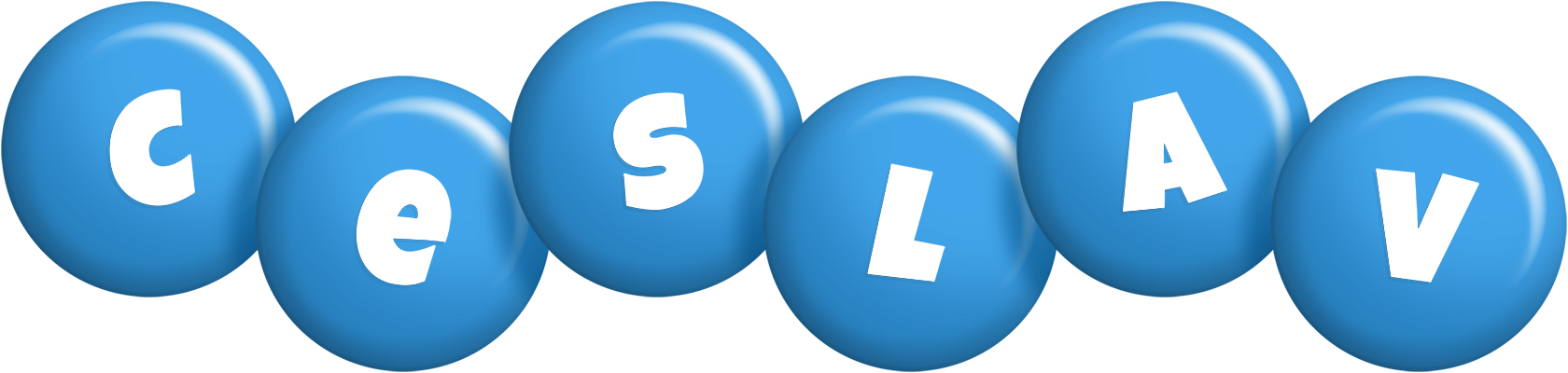 Ceslav candy-blue logo