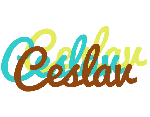 Ceslav cupcake logo