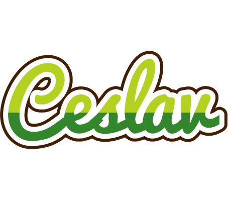 Ceslav golfing logo