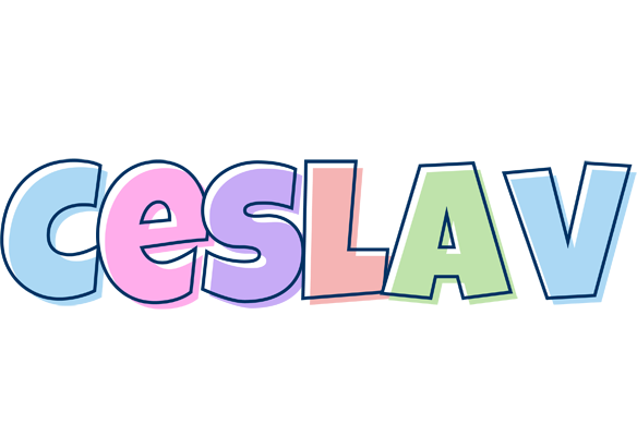 Ceslav pastel logo