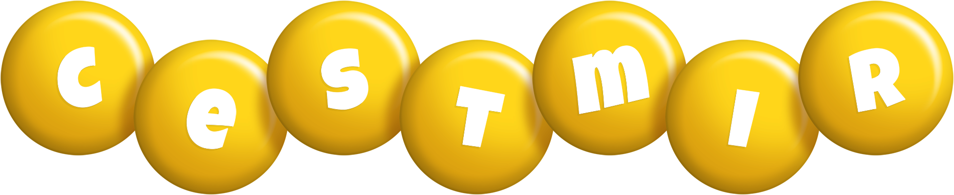 Cestmir candy-yellow logo