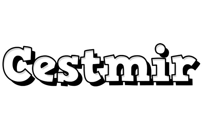 Cestmir snowing logo