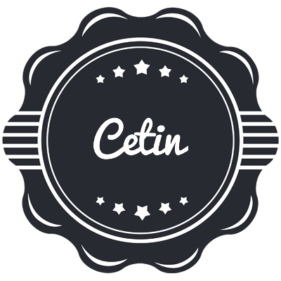 Cetin badge logo