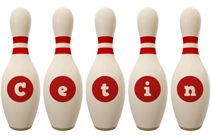 Cetin bowling-pin logo