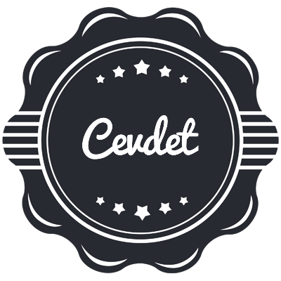 Cevdet badge logo