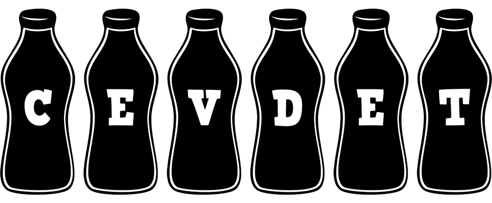 Cevdet bottle logo