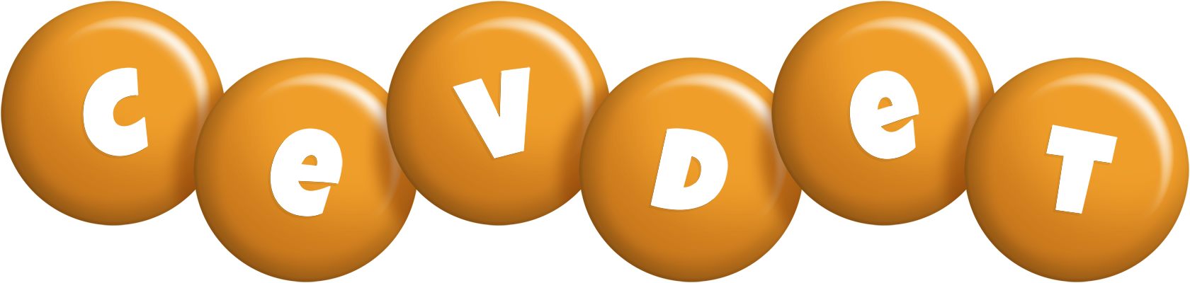 Cevdet candy-orange logo