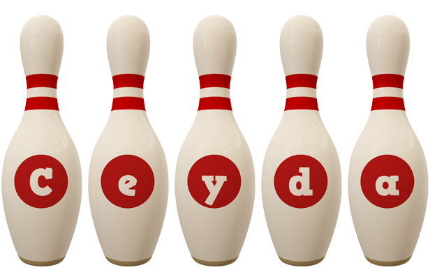 Ceyda bowling-pin logo