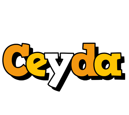 Ceyda cartoon logo