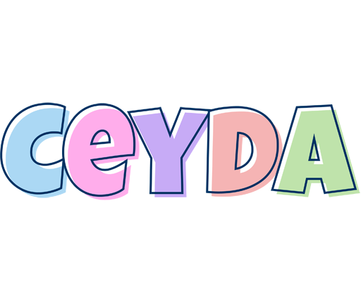 Ceyda pastel logo