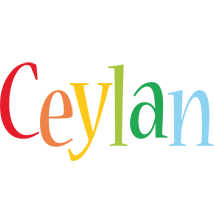 Ceylan birthday logo