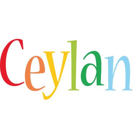Ceylan birthday logo