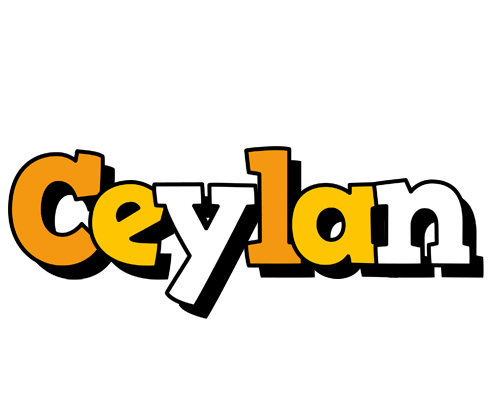Ceylan cartoon logo