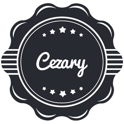 Cezary badge logo