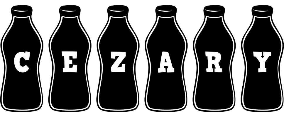 Cezary bottle logo