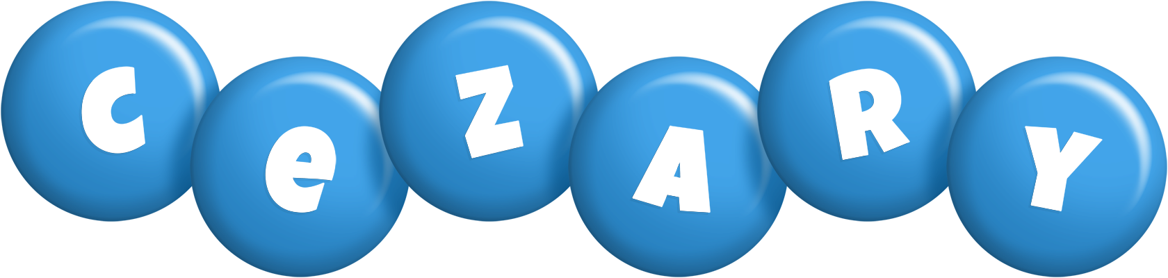 Cezary candy-blue logo