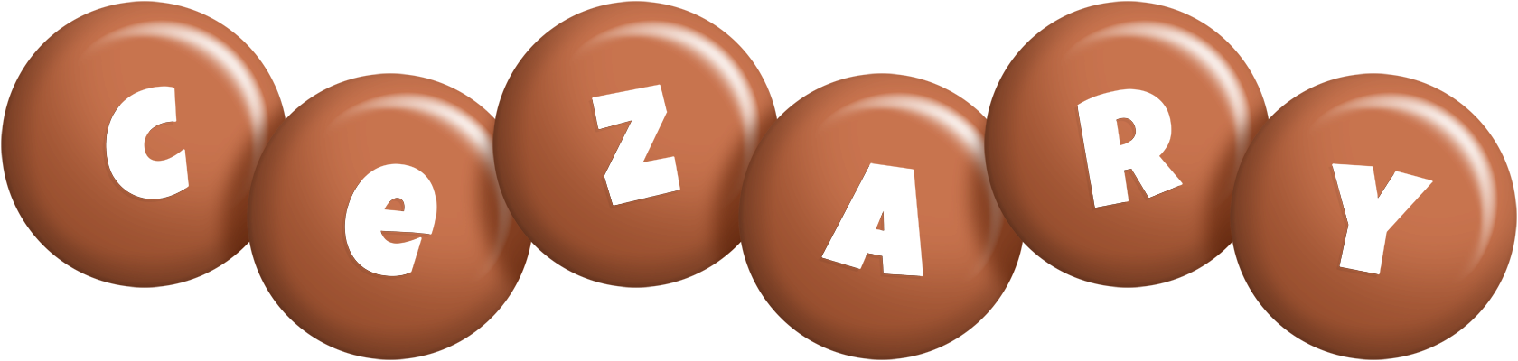 Cezary candy-brown logo