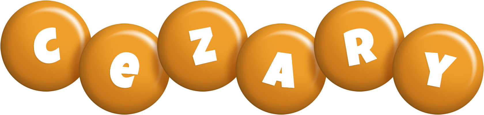 Cezary candy-orange logo