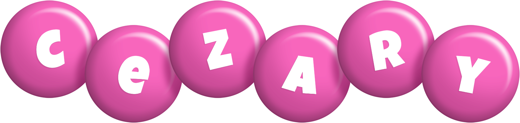 Cezary candy-pink logo