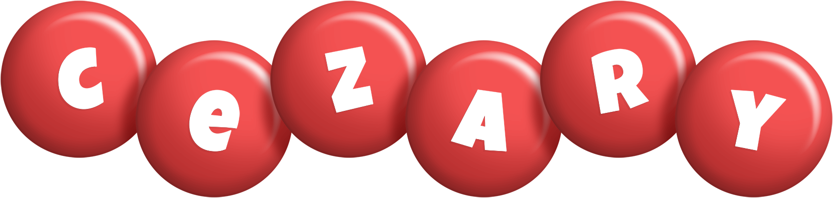 Cezary candy-red logo