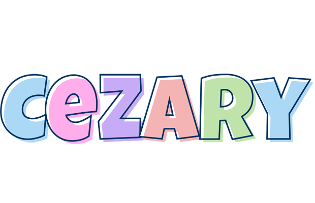 Cezary pastel logo