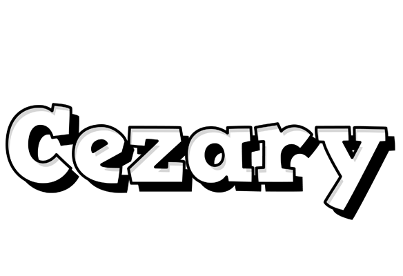 Cezary snowing logo