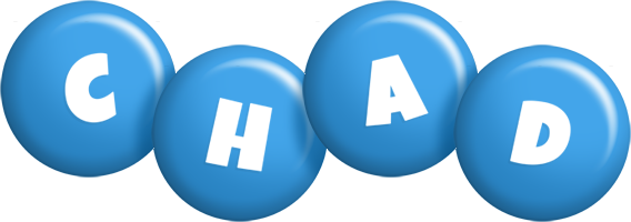 Chad candy-blue logo