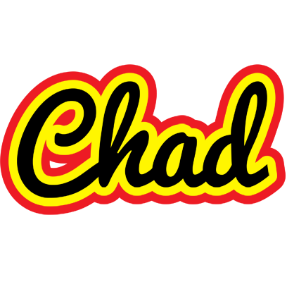 Chad flaming logo