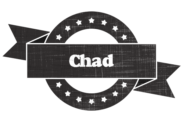 Chad grunge logo
