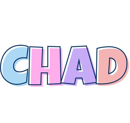 Chad pastel logo