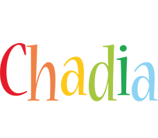 Chadia birthday logo