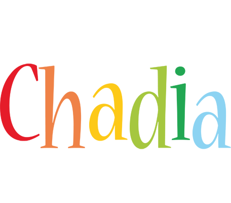 Chadia birthday logo