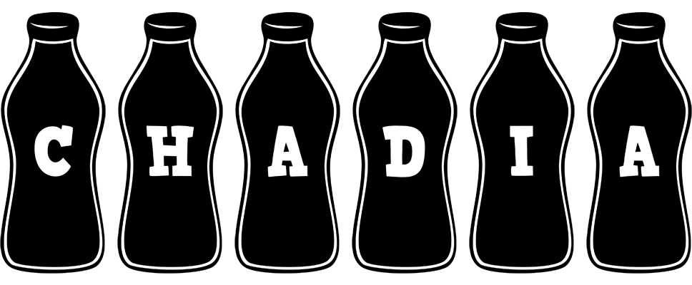 Chadia bottle logo