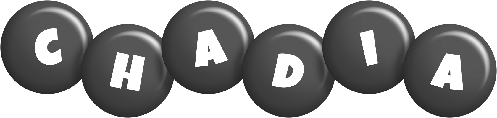 Chadia candy-black logo