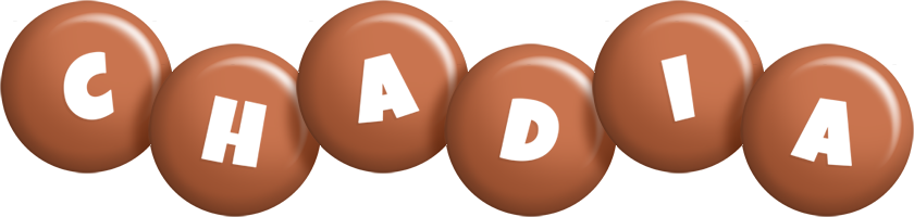 Chadia candy-brown logo