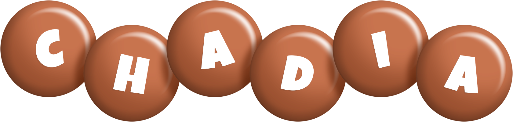 Chadia candy-brown logo