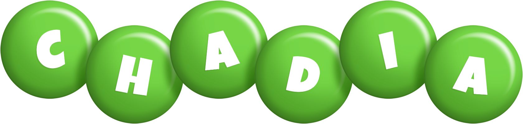 Chadia candy-green logo