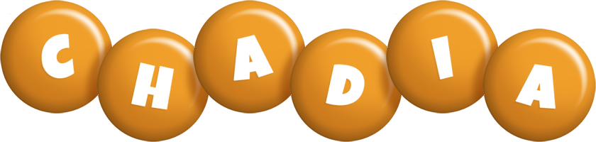 Chadia candy-orange logo