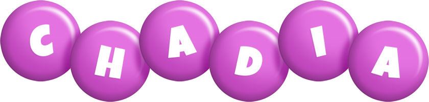 Chadia candy-purple logo
