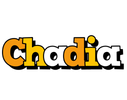 Chadia cartoon logo