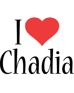 Chadia i-love logo