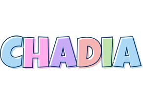 Chadia pastel logo
