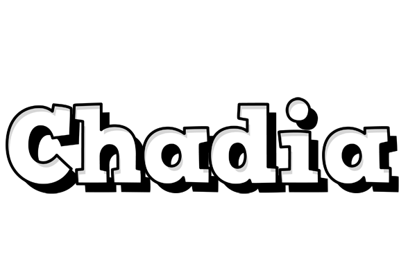 Chadia snowing logo