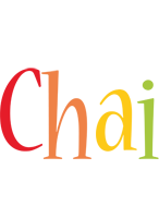 Chai birthday logo