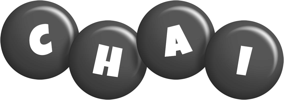 Chai candy-black logo