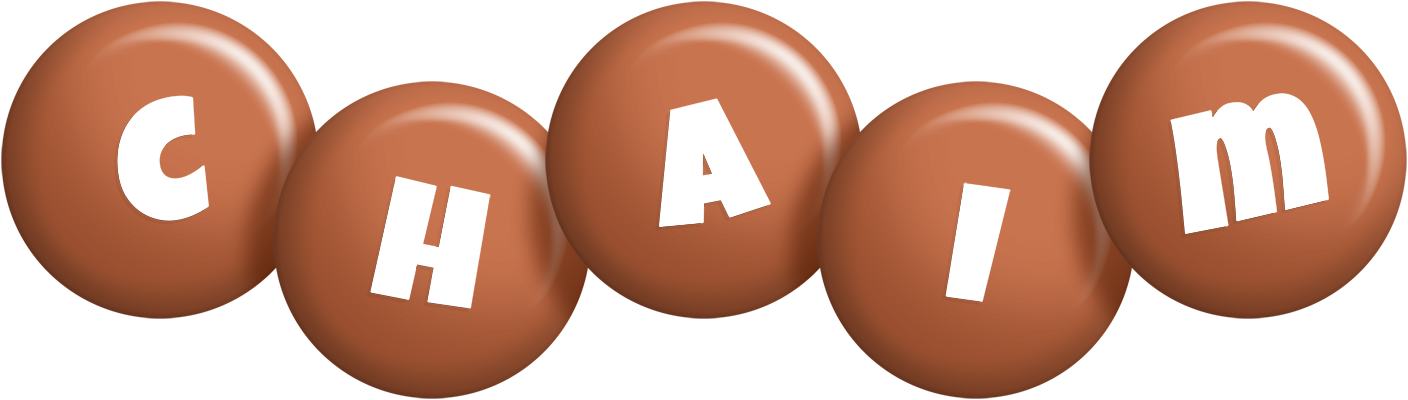 Chaim candy-brown logo