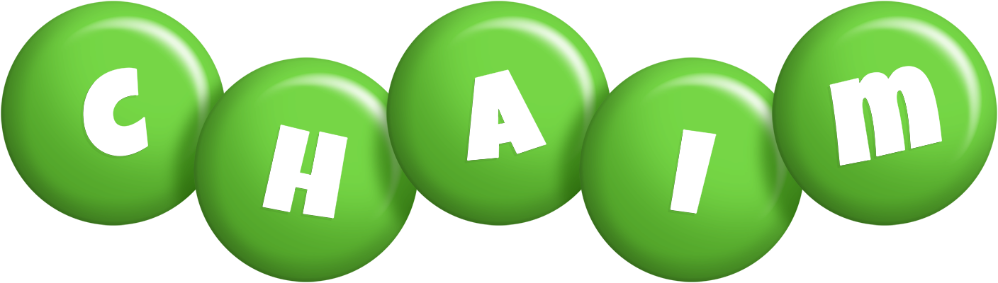Chaim candy-green logo