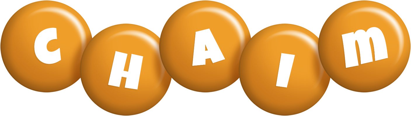 Chaim candy-orange logo