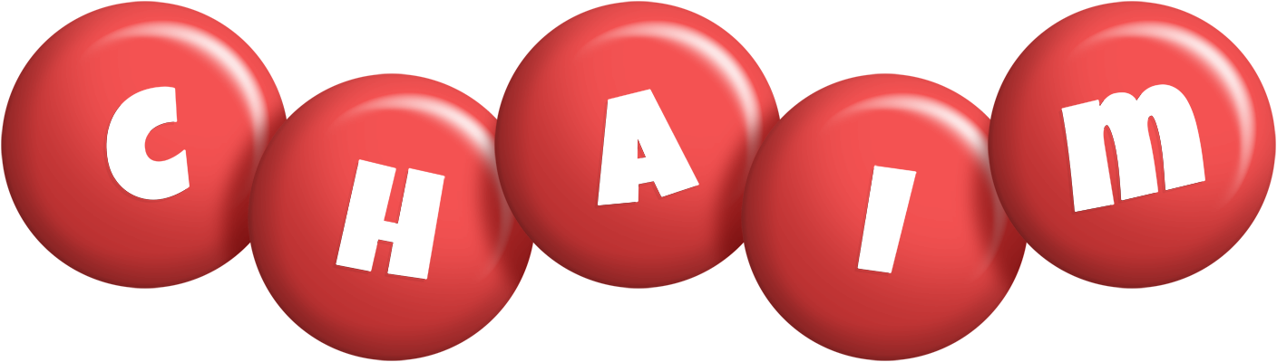 Chaim candy-red logo